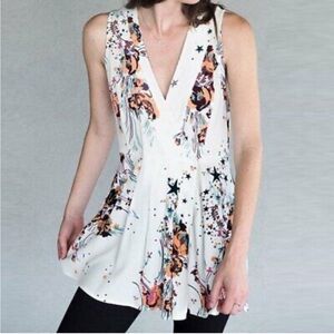 Free People Back to the Basics floral print tank